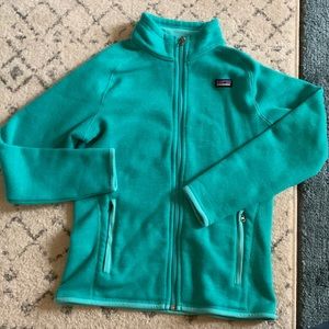 Patagonia fleece Better Sweater full zip girls XL